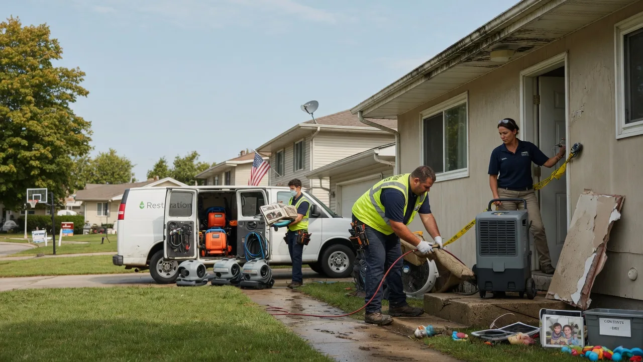 Water Damage Restoration in Spiceland, IN near me
